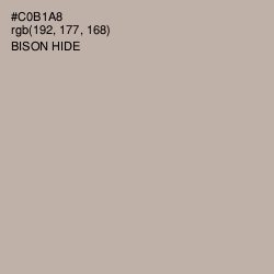 #C0B1A8 - Bison Hide Color Image